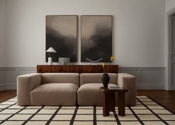 Avenue Checked Bone ウールカーペット - Bone White, 200x300 cm - Layered