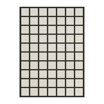 Avenue Checked Bone ウールカーペット - White. 180x270 cm - Layered