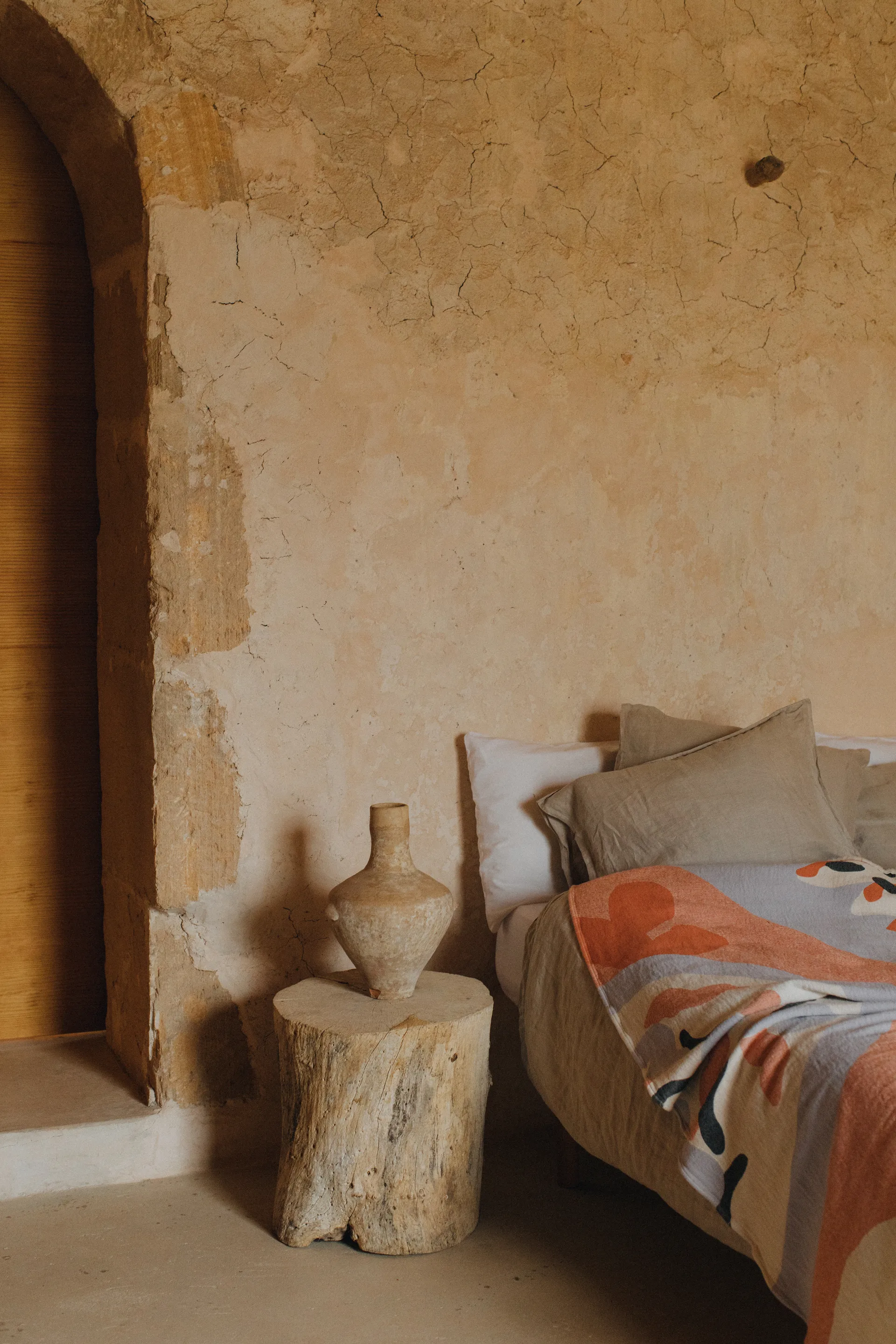 Boqueron コットンスロー 130x220 cm, Red Layered