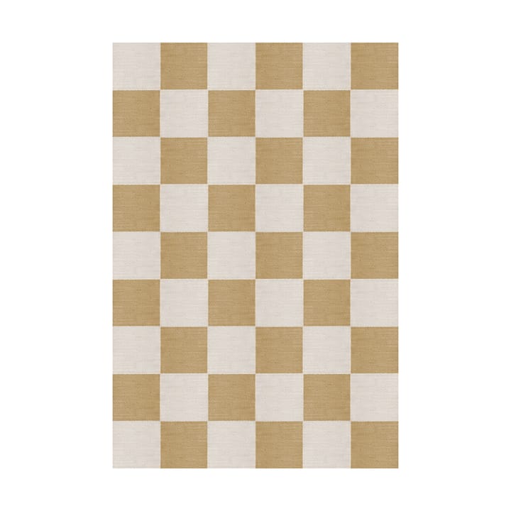 Chess ウールラグ - Harvest yellow, 200x300 cm - Layered
