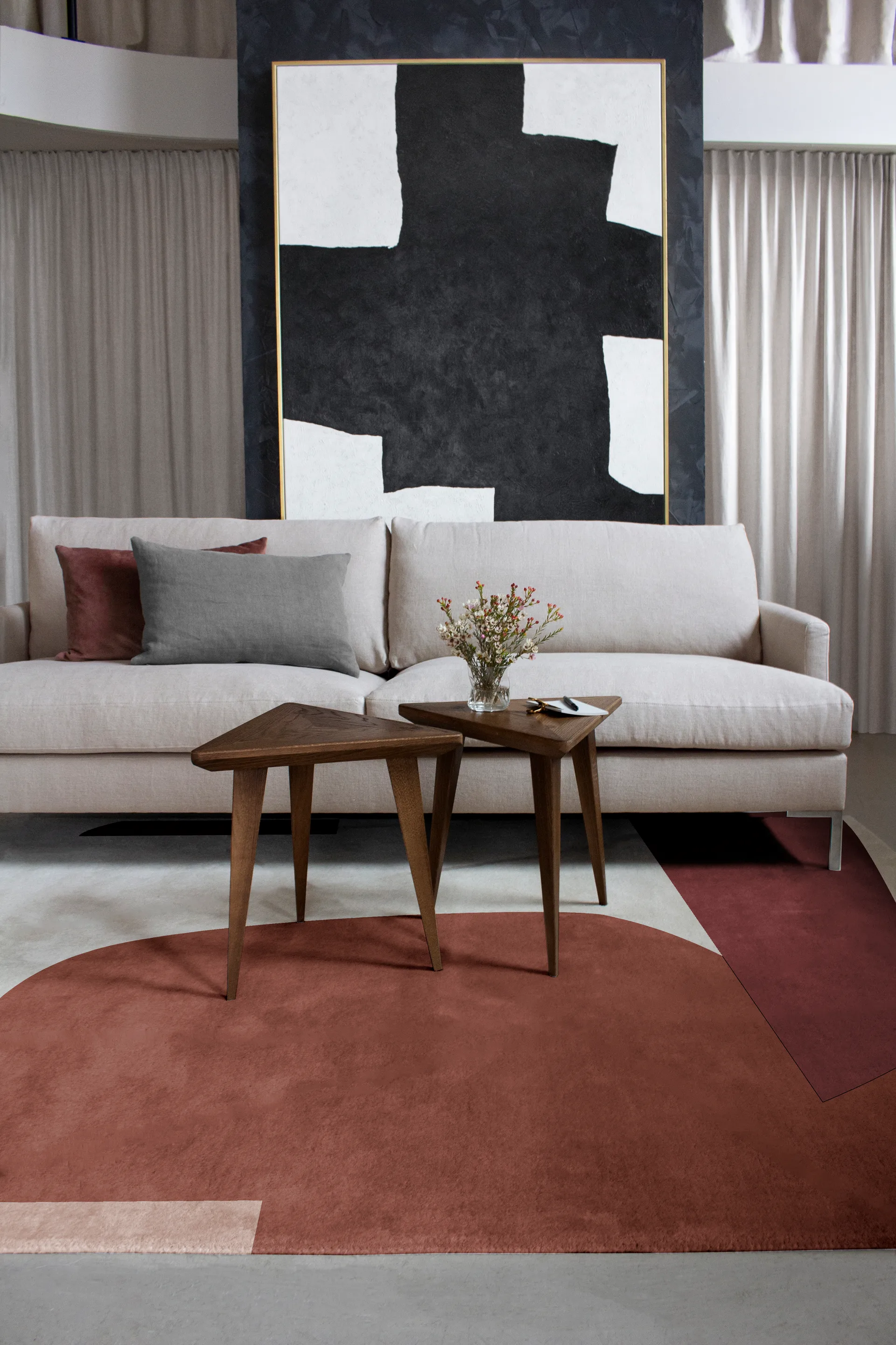 Cloudberry ウールラグ, 300x400 cm Layered