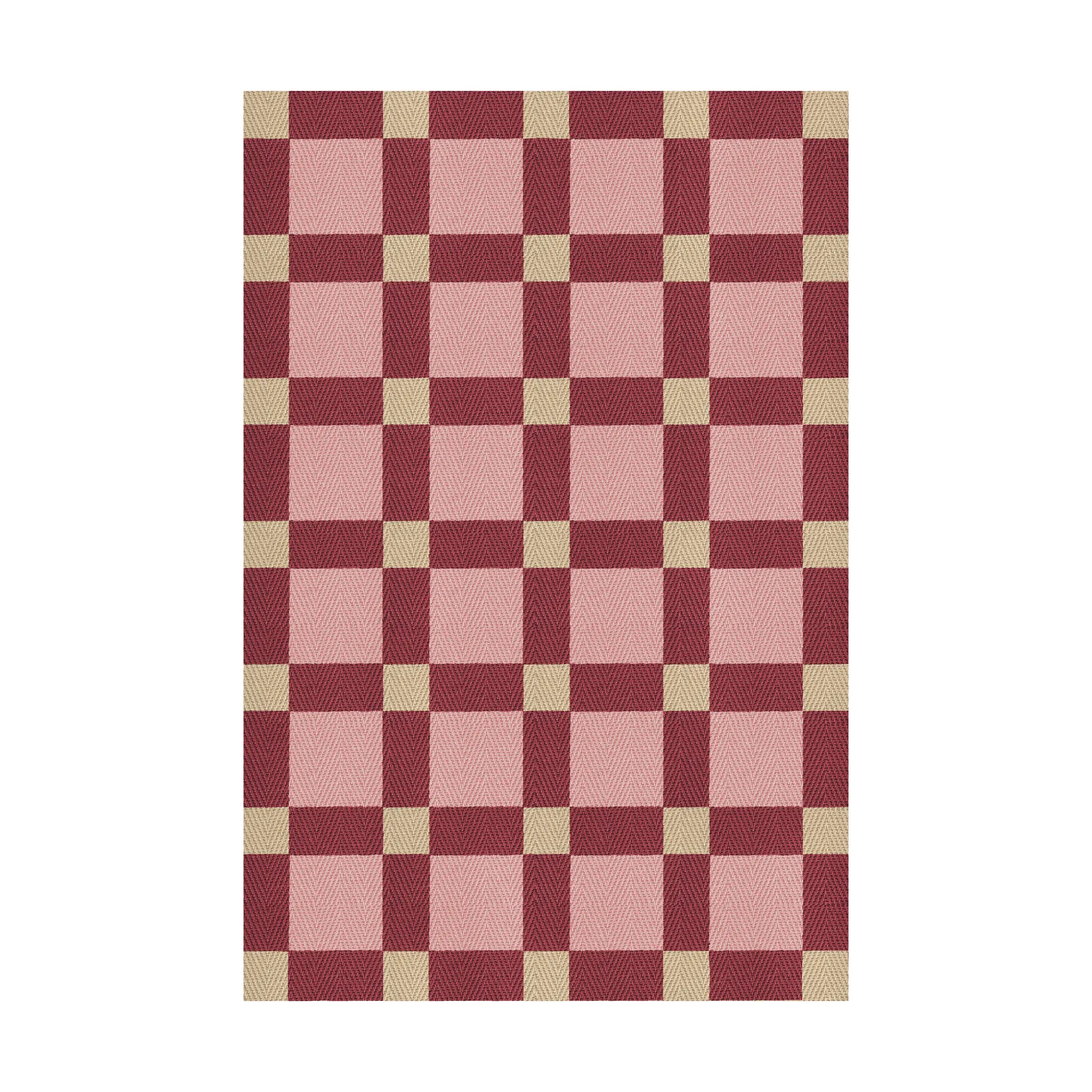 Evelina Kroon ジュートラグ 140x200 cm, Plum punch Layered
