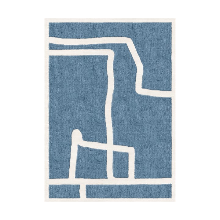 Gotland Klint ウールラグ - Cornflower blue 180x270 cm - Layered