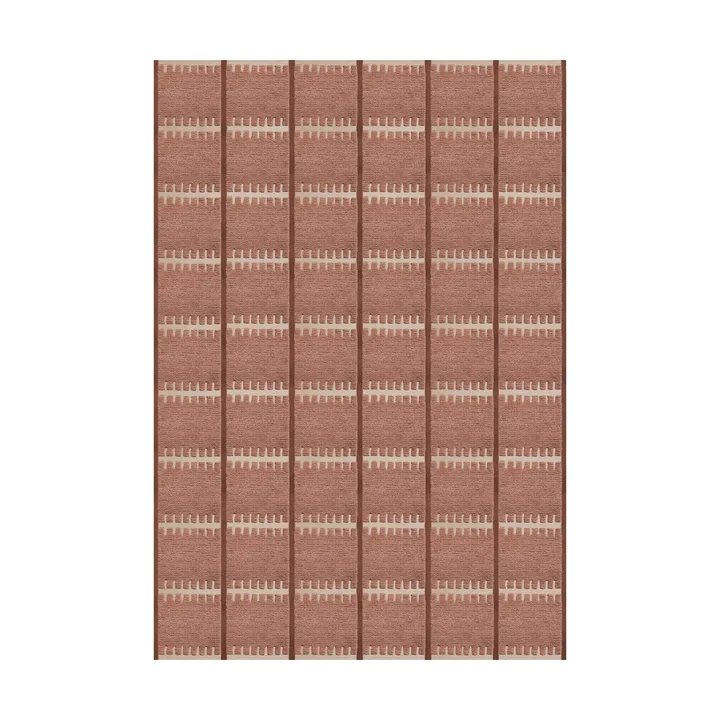 Lilly ウールカーペット - Rust, 200x300 cm - Layered
