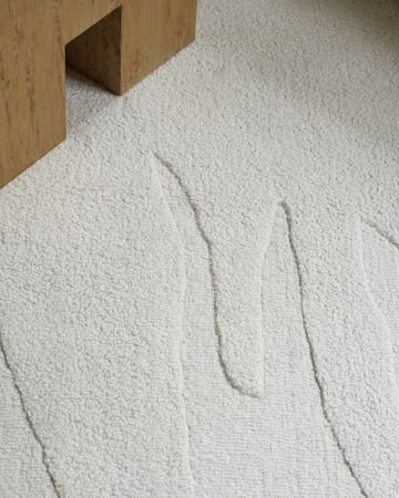 Nami ウールカーペット - Bone White 180x270 cm - Layered