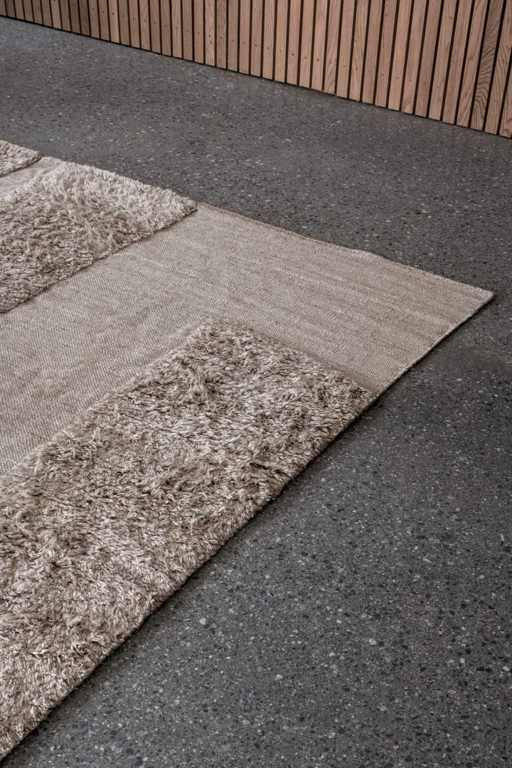 Punja Bricks ウールカーペット - Sand Melange. 160x230 cm - Layered