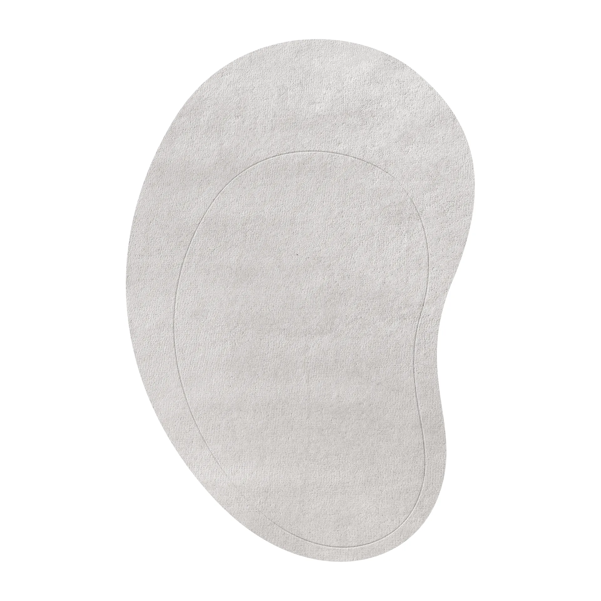 Residue ウールカーペット, New pearl. 180x270 cm Layered