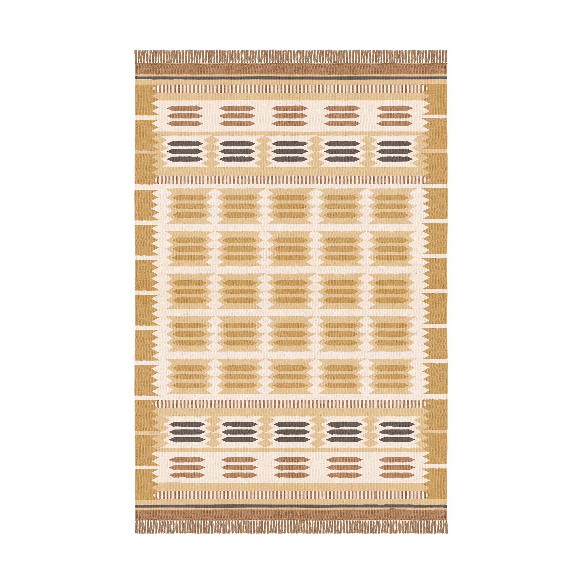 Röllakan Hilma ウールカーペット, Marigold, 180x270 cm Layered