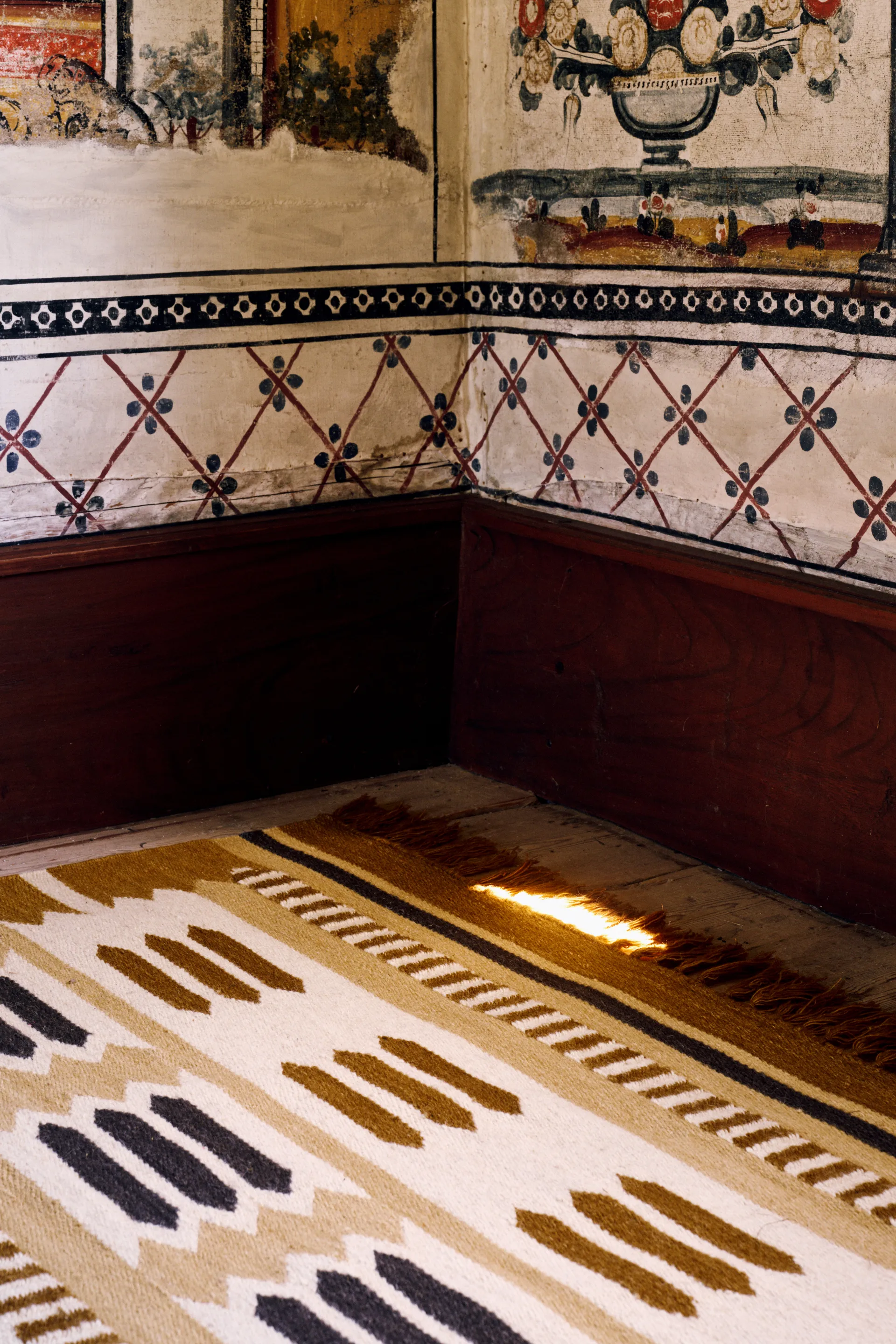 Röllakan Hilma ウールカーペット, Marigold, 180x270 cm Layered