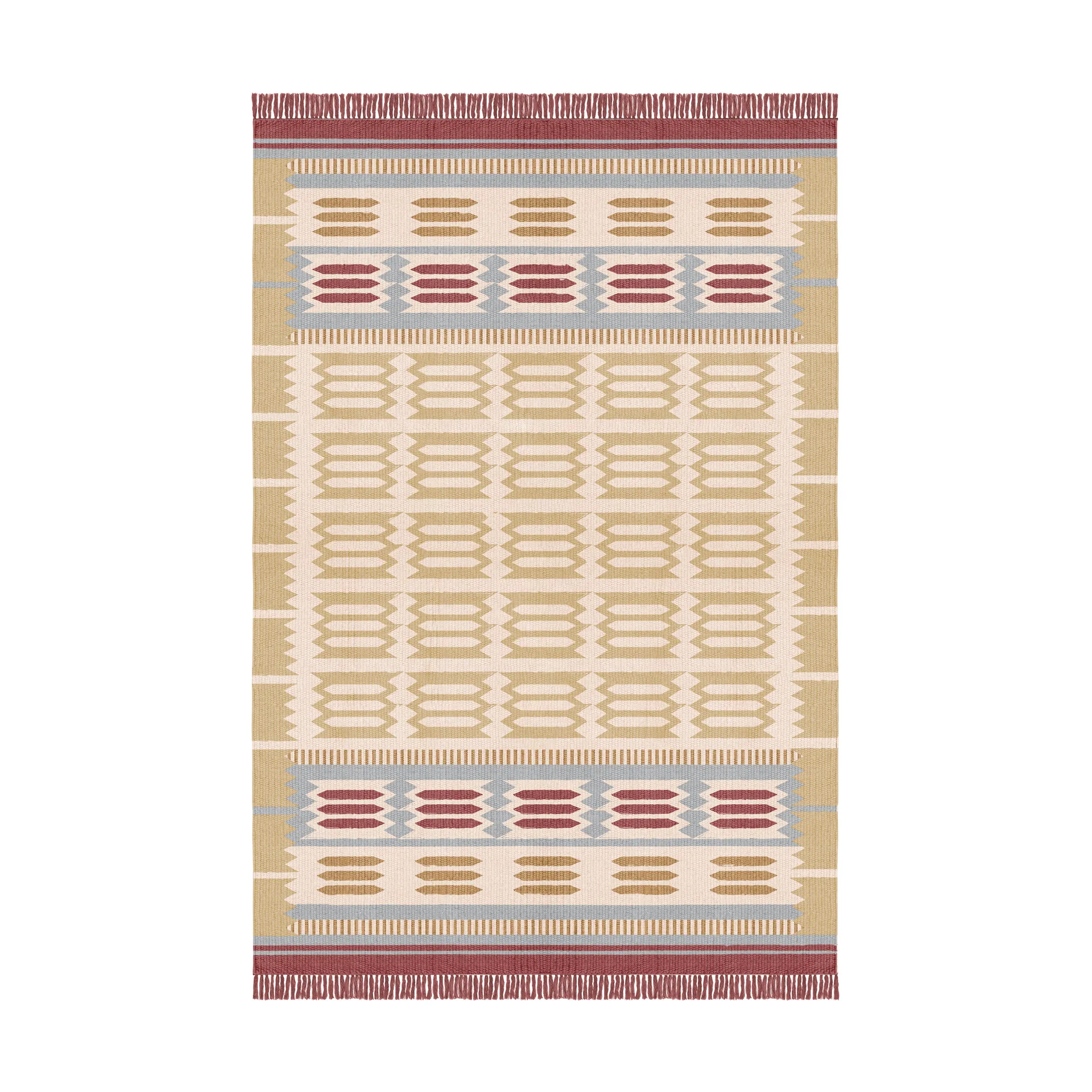 Röllakan Hilma ウールカーペット, Meadow, 180x270 cm Layered