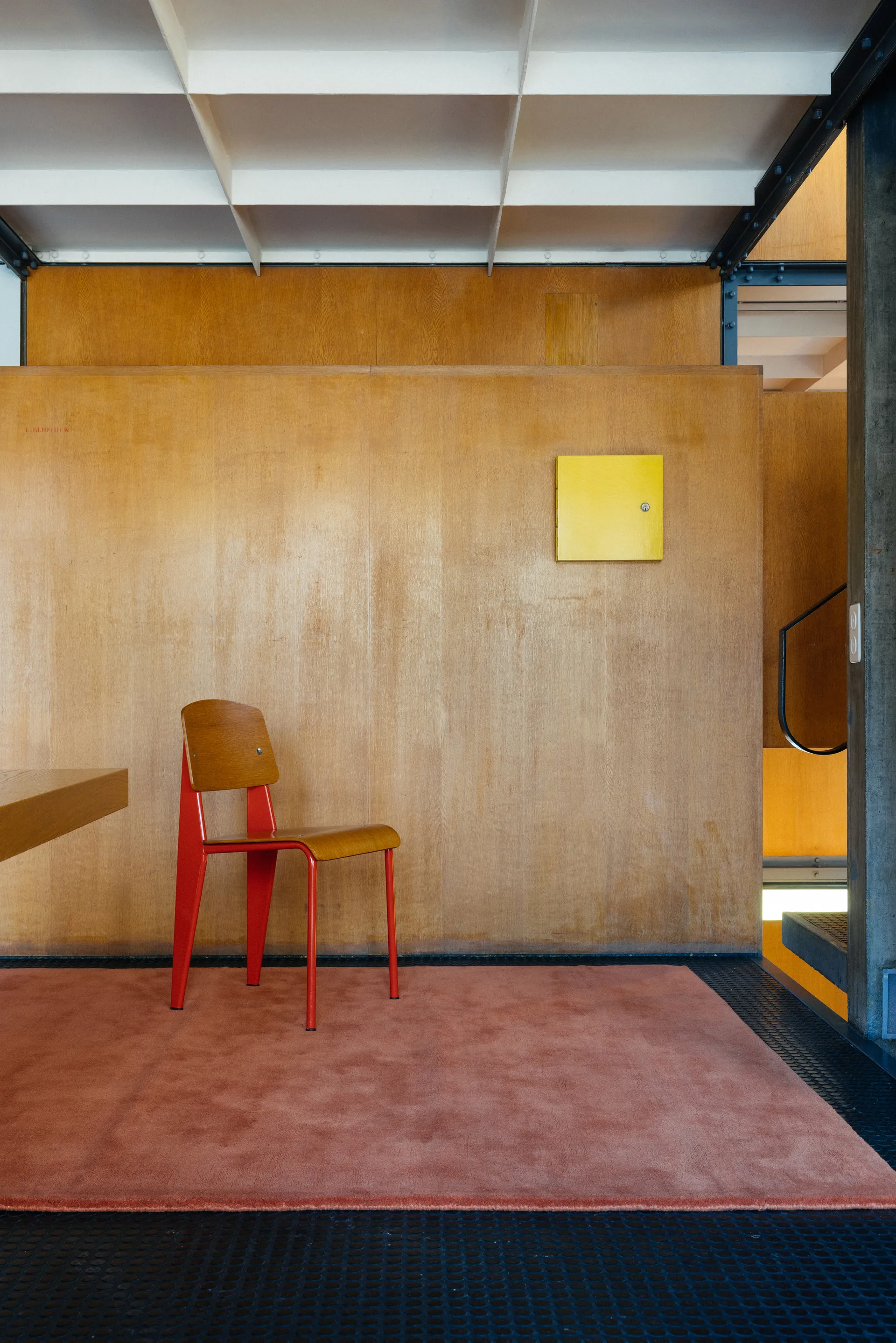Solid Wool ウールラグ, Red ochre, 180x270 cm Layered