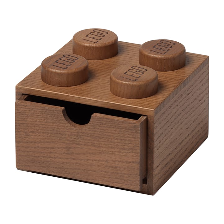 LEGO ウッド 引き出し 4 - Dark stained oak - Lego | レゴ
