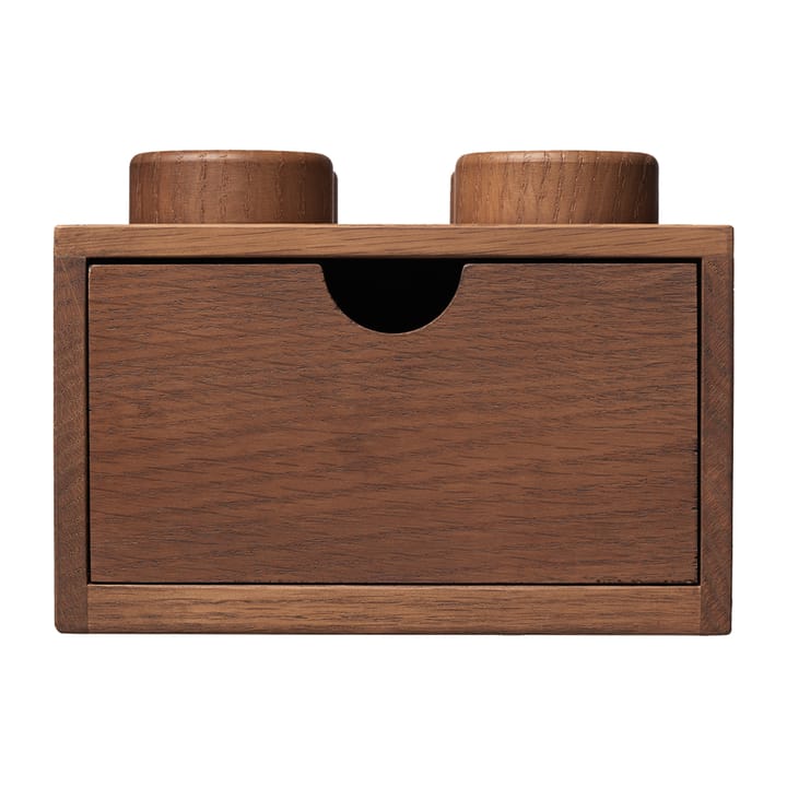 LEGO ウッド 引き出し 4, Dark stained oak Lego