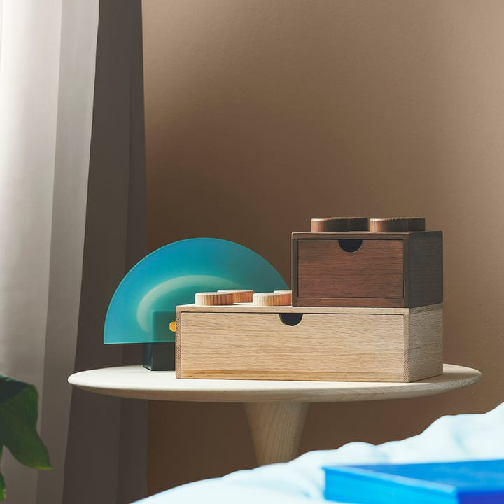 LEGO ウッド 引き出し 4, Dark stained oak Lego