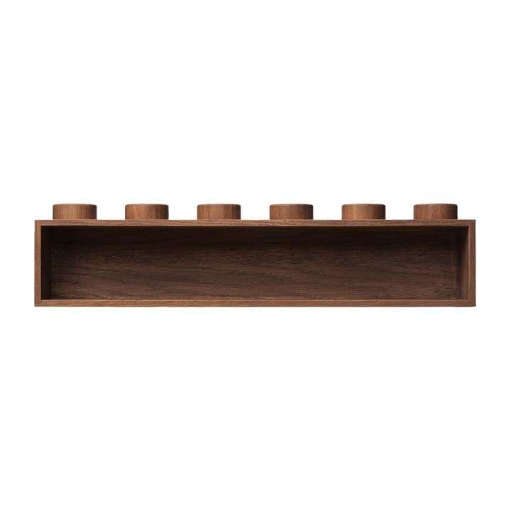 LEGO ウッドブックシェルフ, Dark stained oak Lego