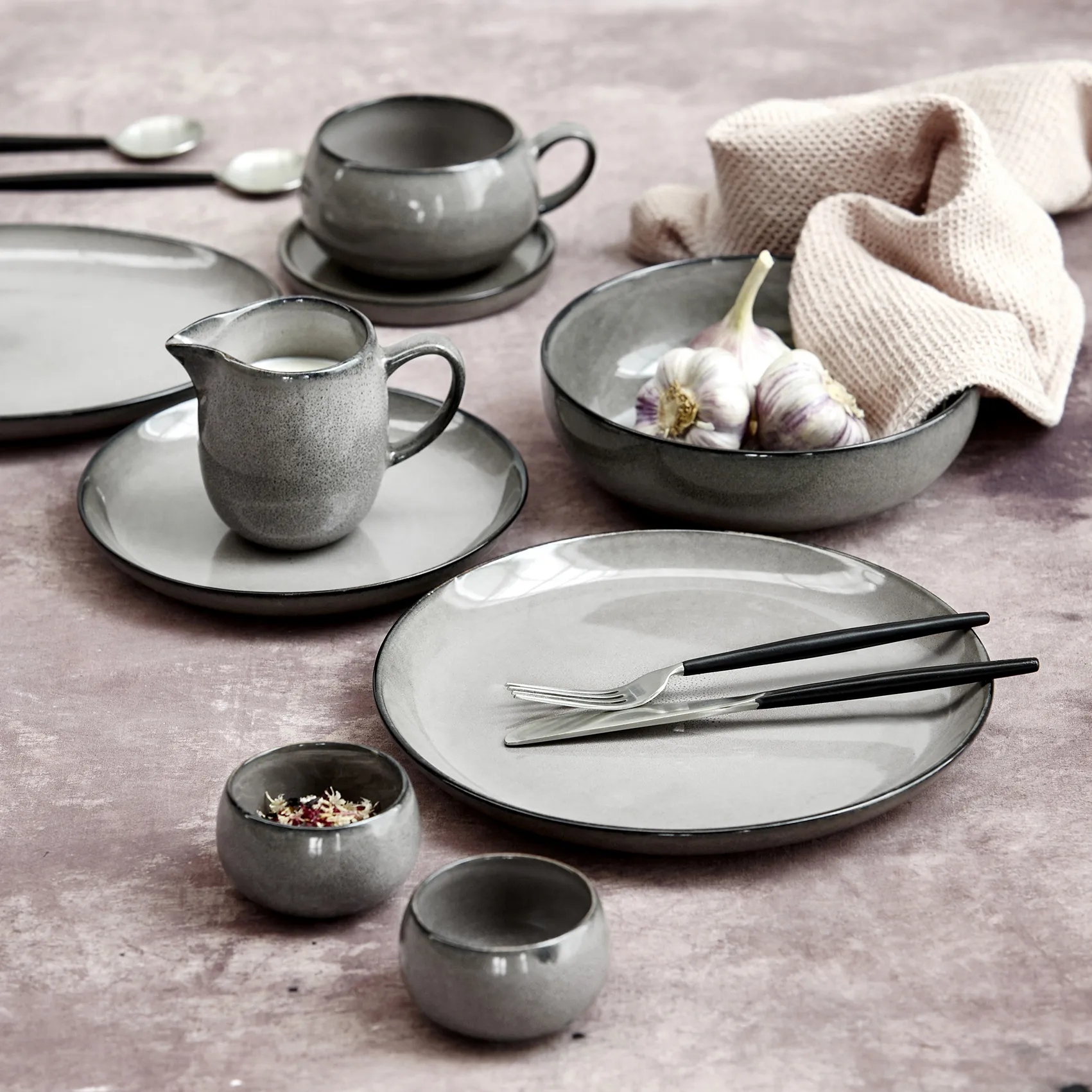 Amera ソースボート 30 cl, Grey Lene Bjerre