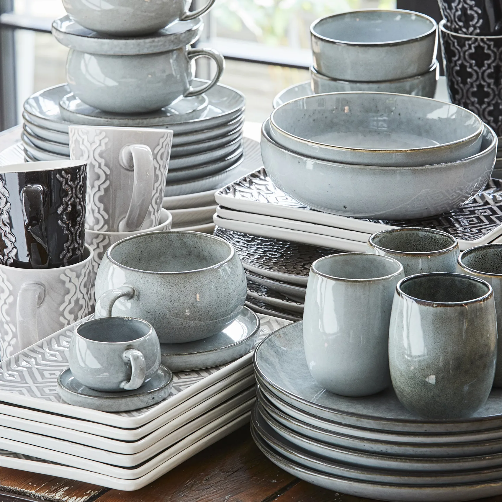 Amera マグ ハンドル付き, Grey Lene Bjerre