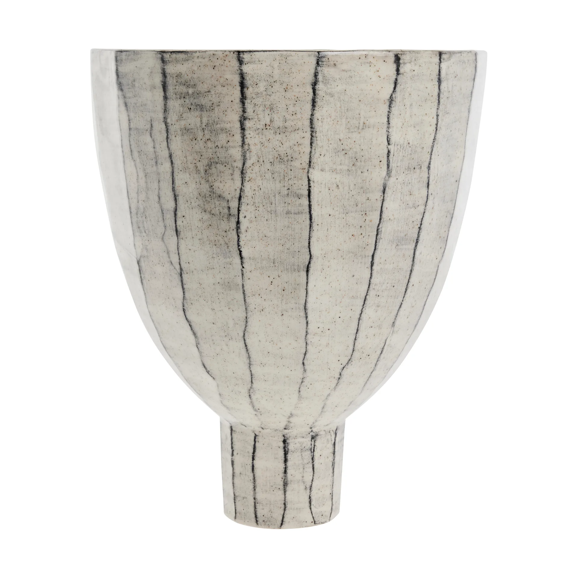 Cassie デコレーションボウル Ø28 cm, Off white-black Lene Bjerre