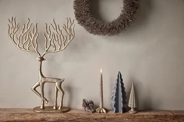 Caville キャンドルスティック スター 8 cm - light gold - Lene Bjerre