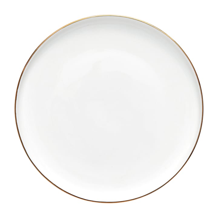 Clara プレート Ø20 cm - White-light gold - Lene Bjerre