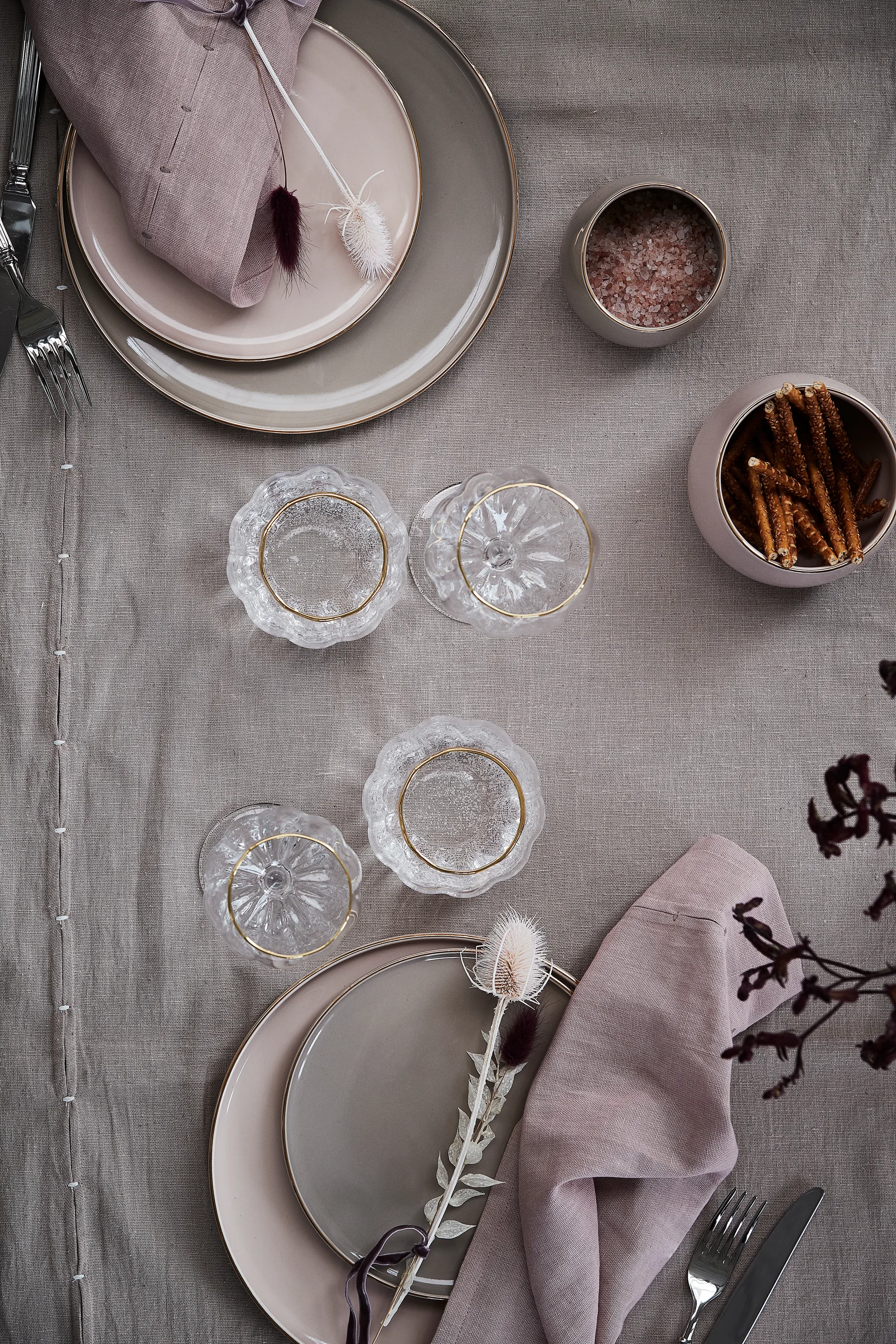 Clara ボウル Ø9.5 cm, Rose-light gold Lene Bjerre