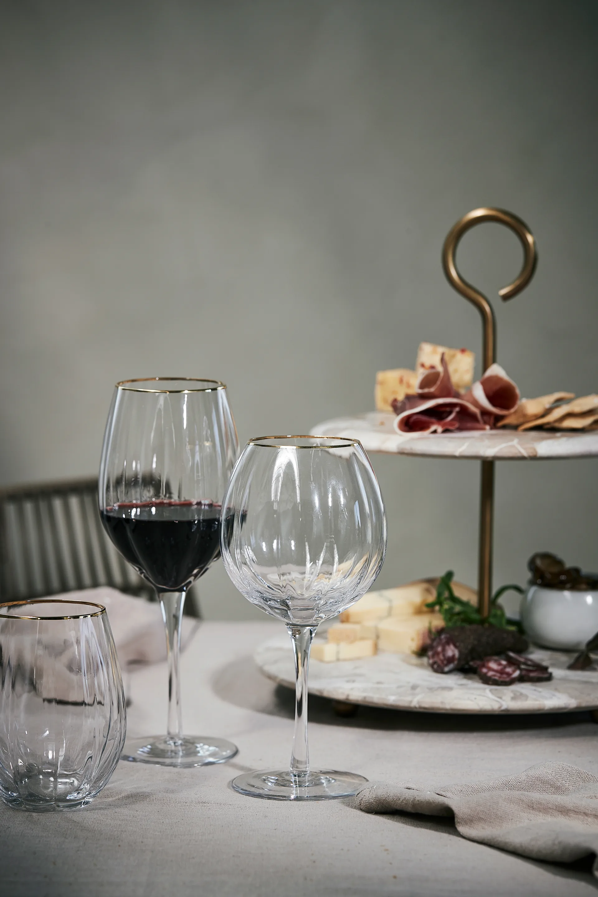 Claudine ジングラス 60.5 cl, Clear-light gold Lene Bjerre