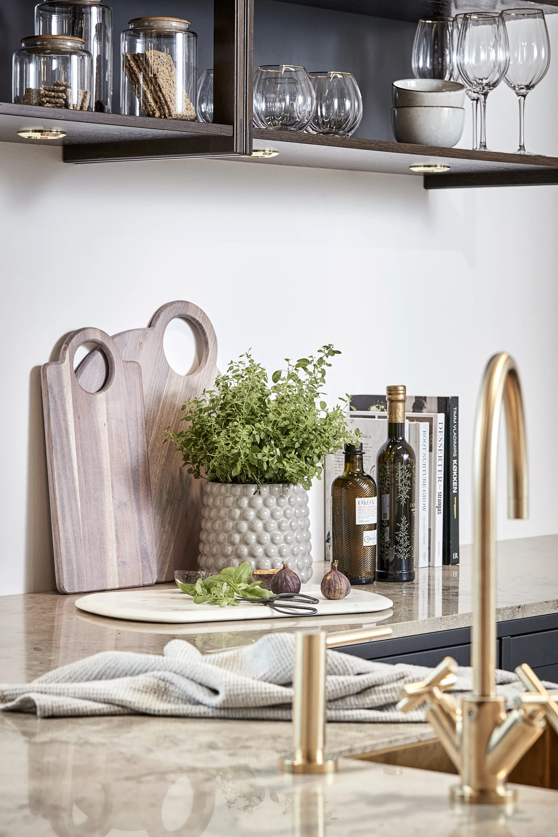 Dotsie 植木鉢 Ø18 cm, Grey Lene Bjerre