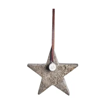 Elina クリスマスオーナメント スター 10 cm - ブラウン - Lene Bjerre