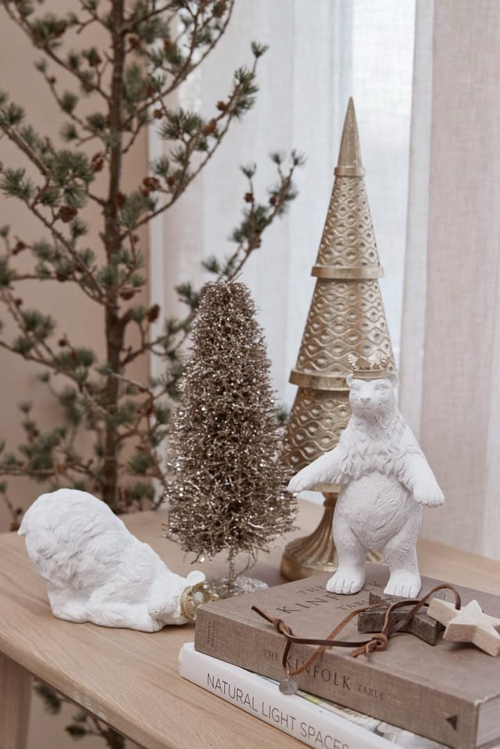 Elina クリスマスオーナメント スター  6.5 cm, リネン Lene Bjerre