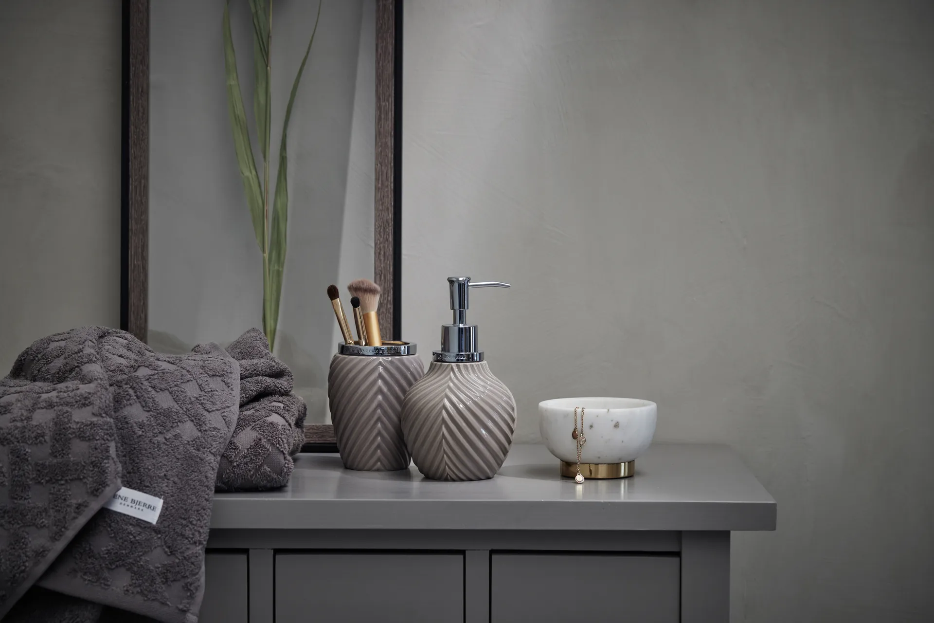 Ellia ボウル Ø10 cm, White-gold Lene Bjerre