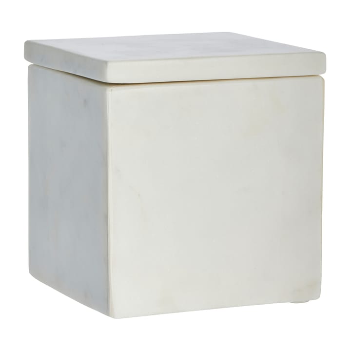 Ellia 収納ボックス marble 12x12 cm - White - Lene Bjerre