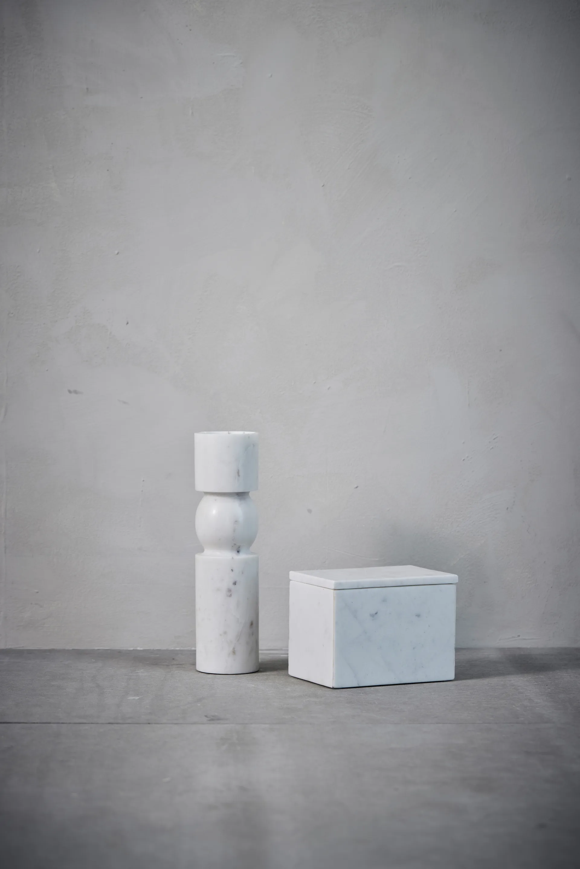 Ellia 収納ボックス marble 16.5x11.5 cm, White Lene Bjerre
