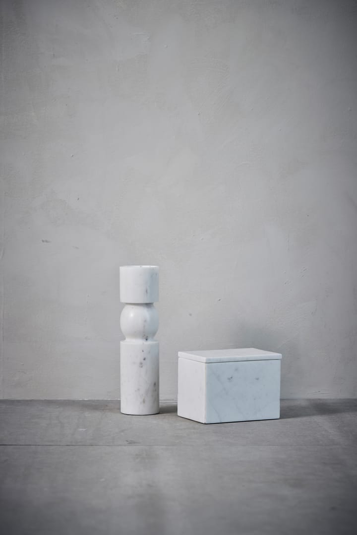 Ellia 収納ボックス marble 16.5x11.5 cm - White - Lene Bjerre