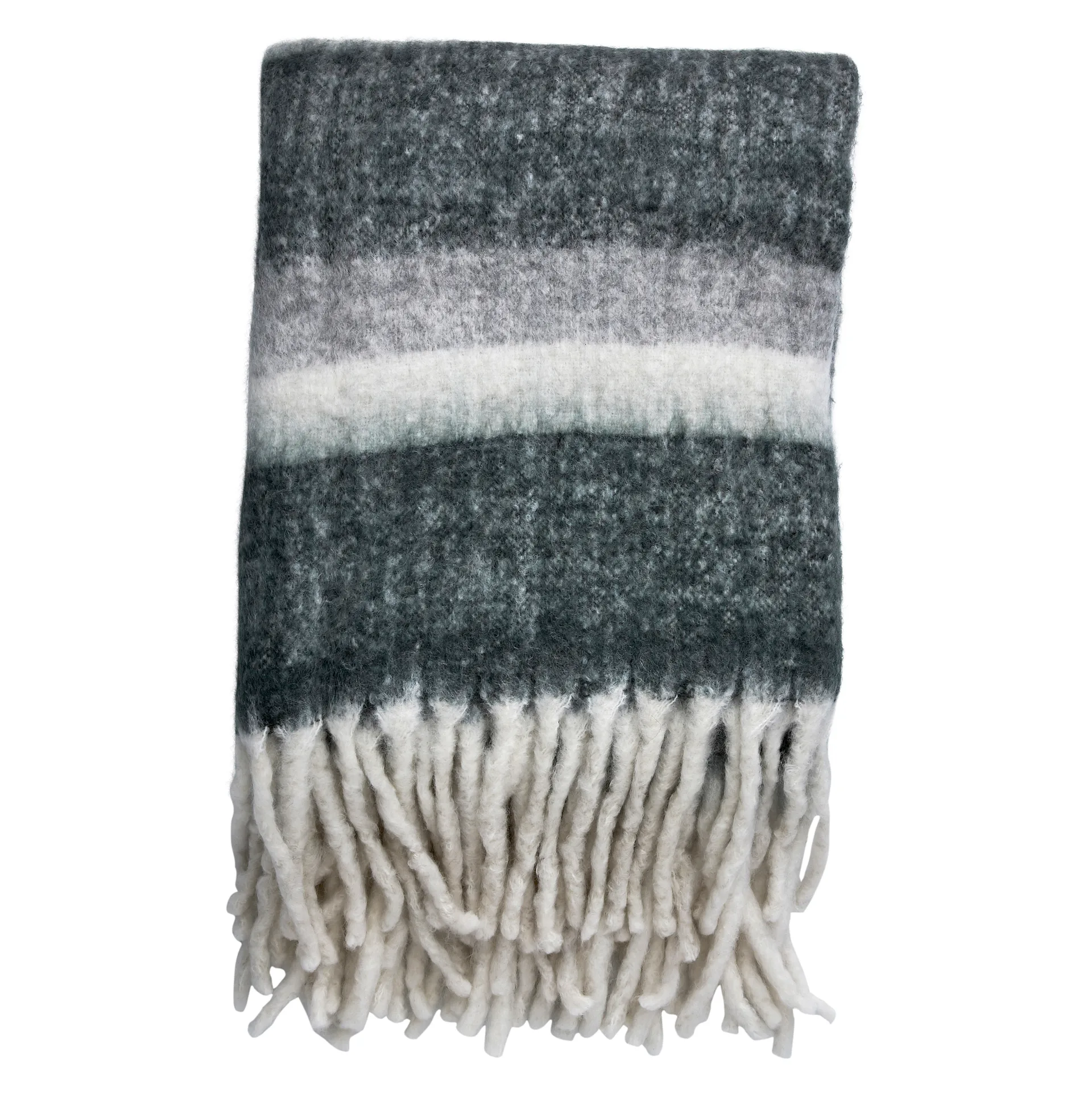 Friola スロー 170x130 cm, Grey-off white Lene Bjerre
