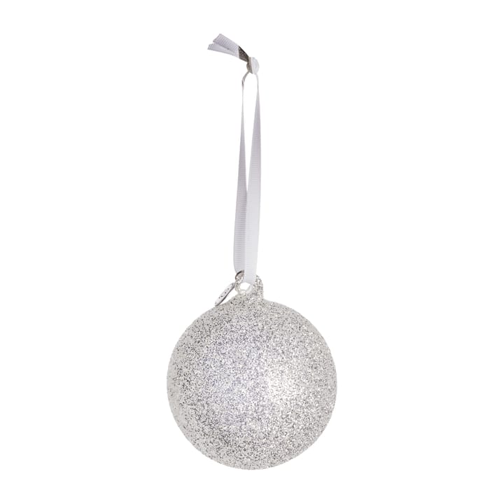 Glitteria オーナメント Ø10 cm, silver Lene Bjerre