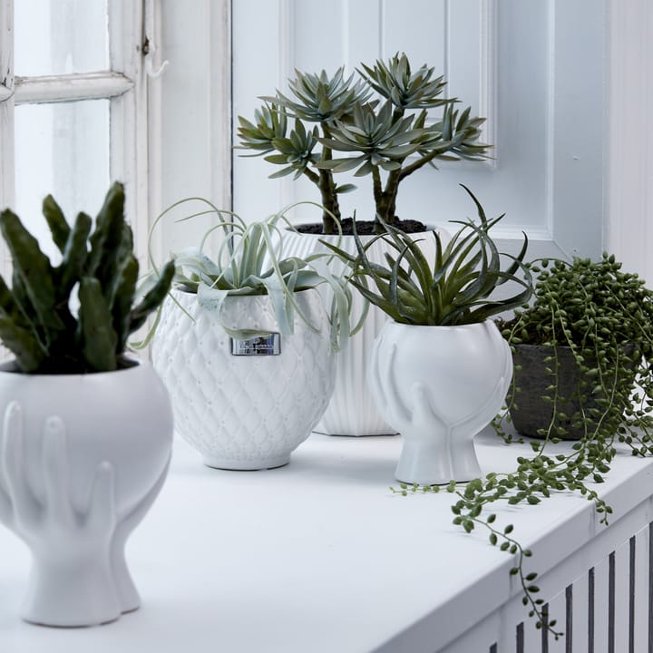Haniya 植木鉢 13.5 cm - white - Lene Bjerre