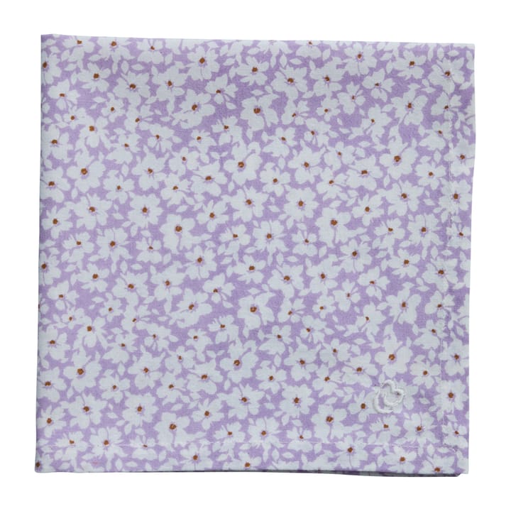 Liberte ナプキン 40x40 cm - Lilac-white - Lene Bjerre
