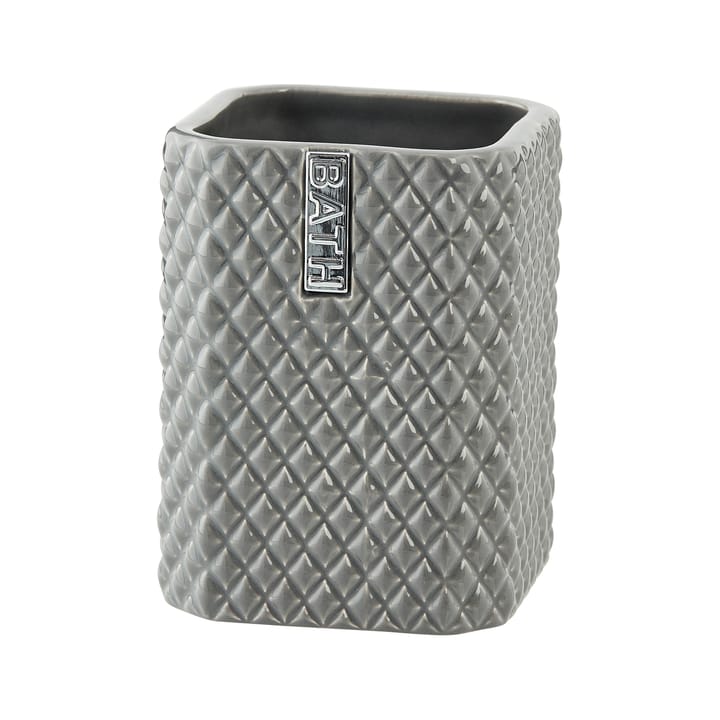 Marion 歯ブラシマグ 10.5 cm - Monument grey-silver - Lene Bjerre