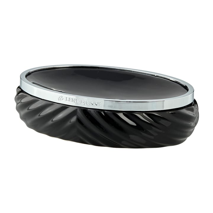 Milda ソープホルダー 10.5x14.5 cm - Black-silver - Lene Bjerre