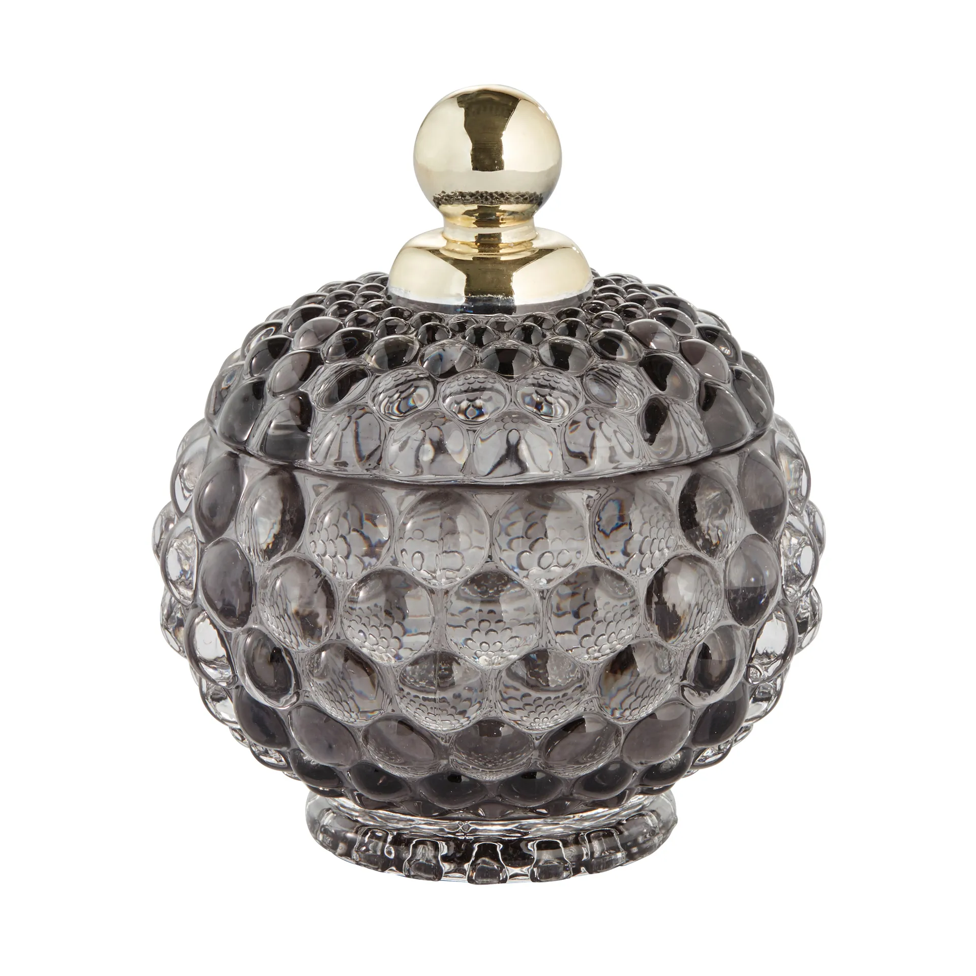 Miya 蓋付き収納ジャー Ø10 cm, Dark grey Lene Bjerre