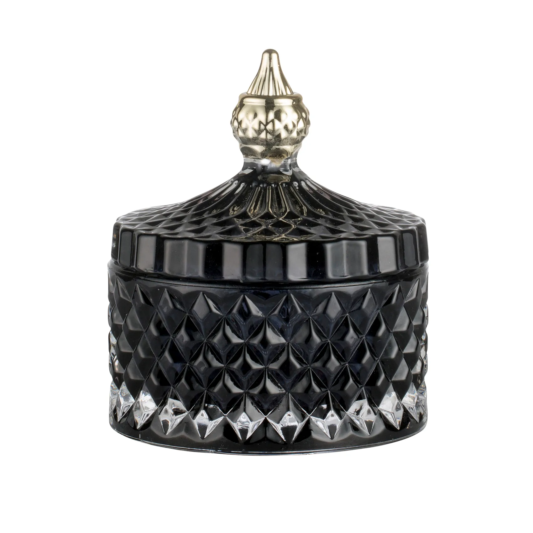 Miya 蓋付き収納ジャー Ø8.5 cm, dark grey/black Lene Bjerre