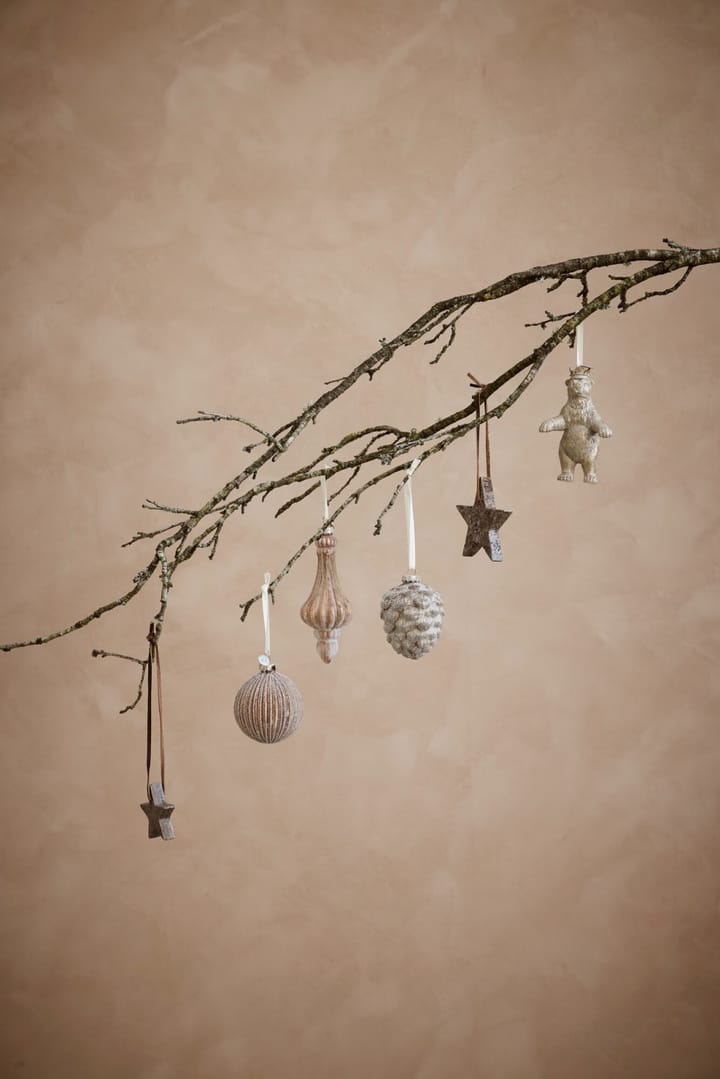 Norille クリスマスオーナメント コーン 10 cm, Off white Lene Bjerre