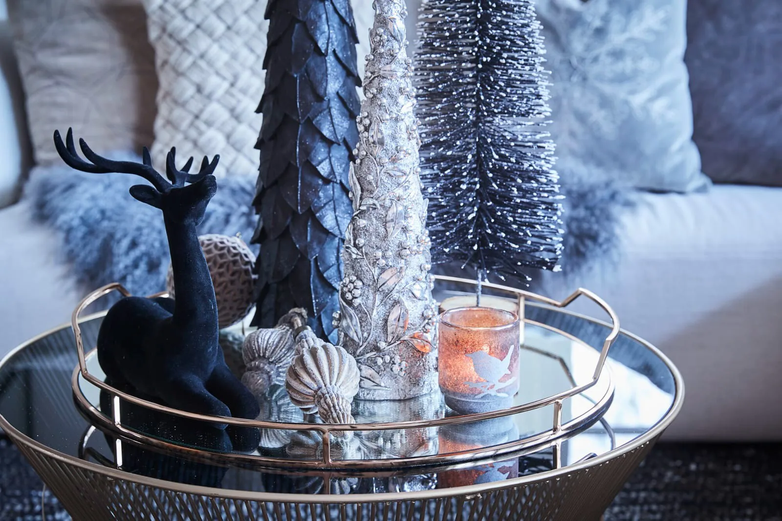 Norille クリスマスオーナメント 12 cm, Dark grey Lene Bjerre