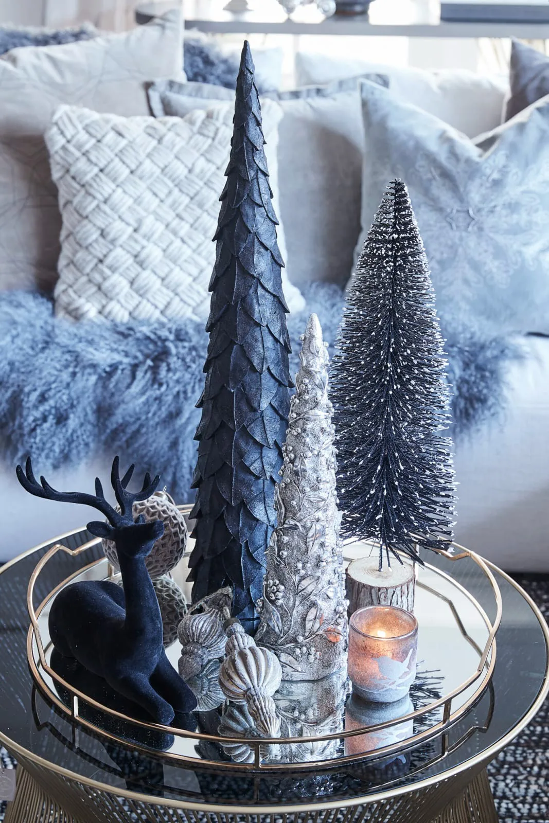 Norille クリスマスオーナメント 12 cm, Dark grey Lene Bjerre