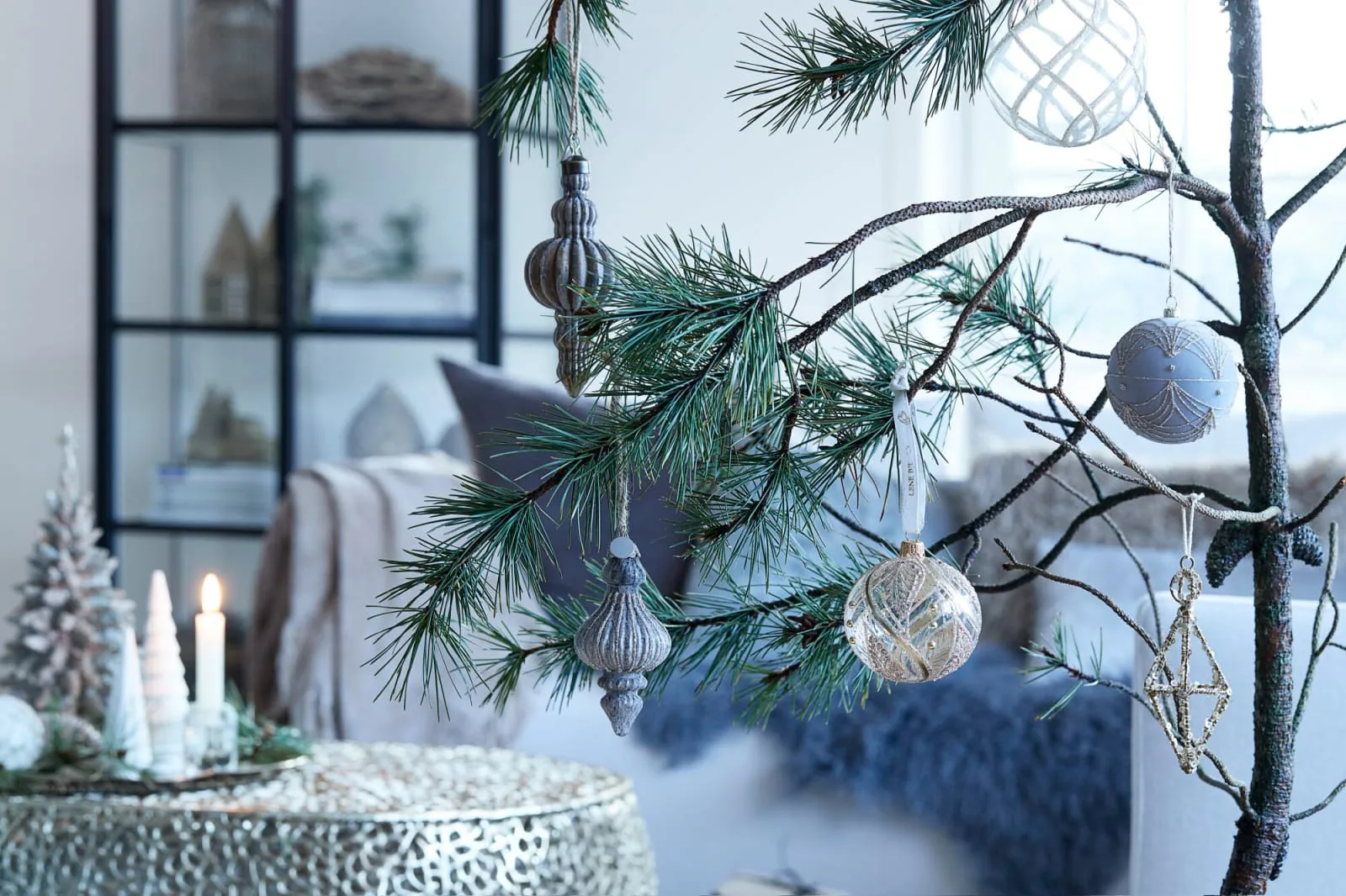 Norille クリスマスオーナメント 12 cm, Dark grey Lene Bjerre