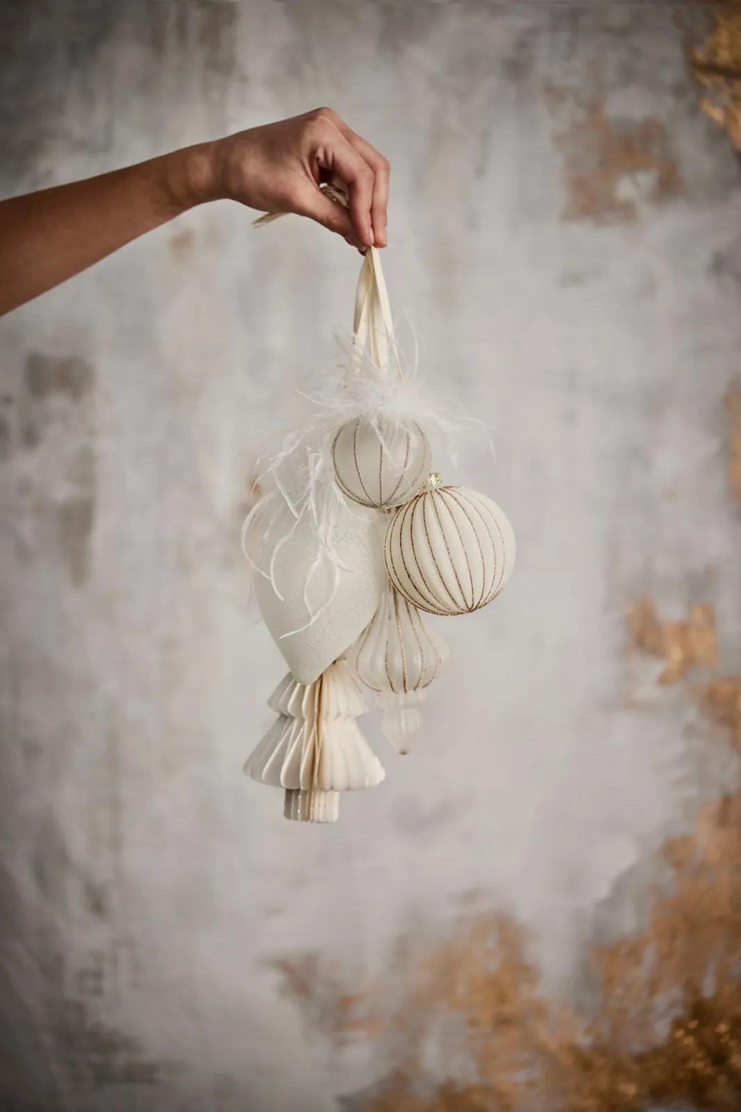 Norille クリスマスオーナメント 16 cm, White Lene Bjerre