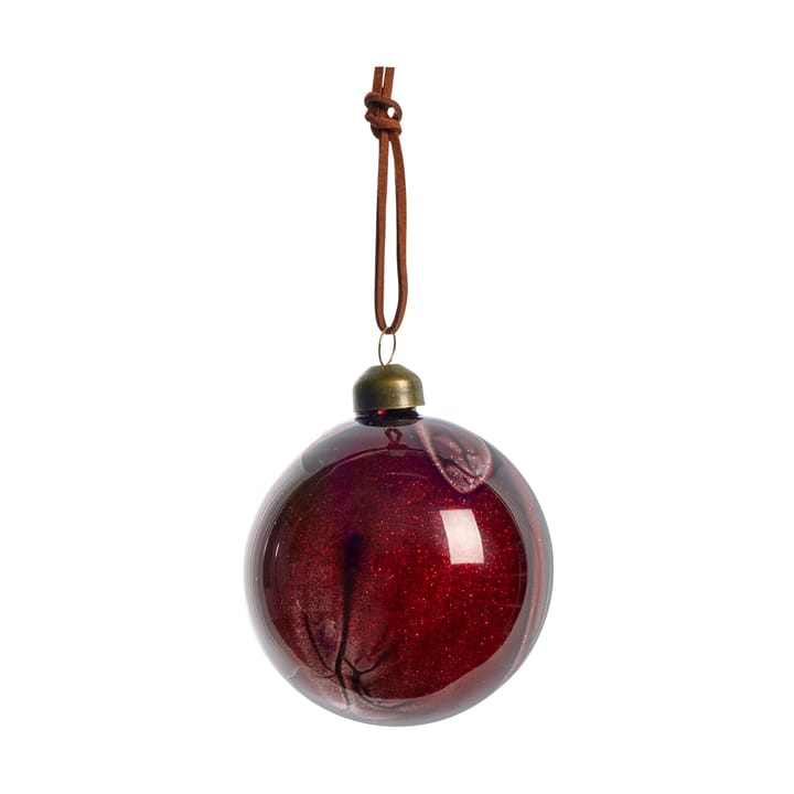 Nosille クリスマスオーナメント ラウンド Ø8 cm - Pomegranate - Lene Bjerre