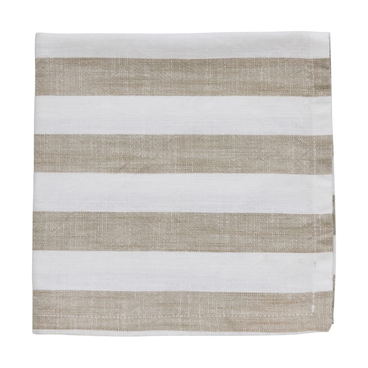 Olivia コットン ナプキン 40x40 cm - Off white-linen - Lene Bjerre