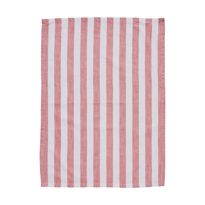 Olivia キッチンタオル 50x70 cm - Off white-dark coral - Lene Bjerre
