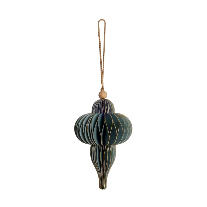 Paline デコレーションペンダント 10 cm - Green-silver - Lene Bjerre
